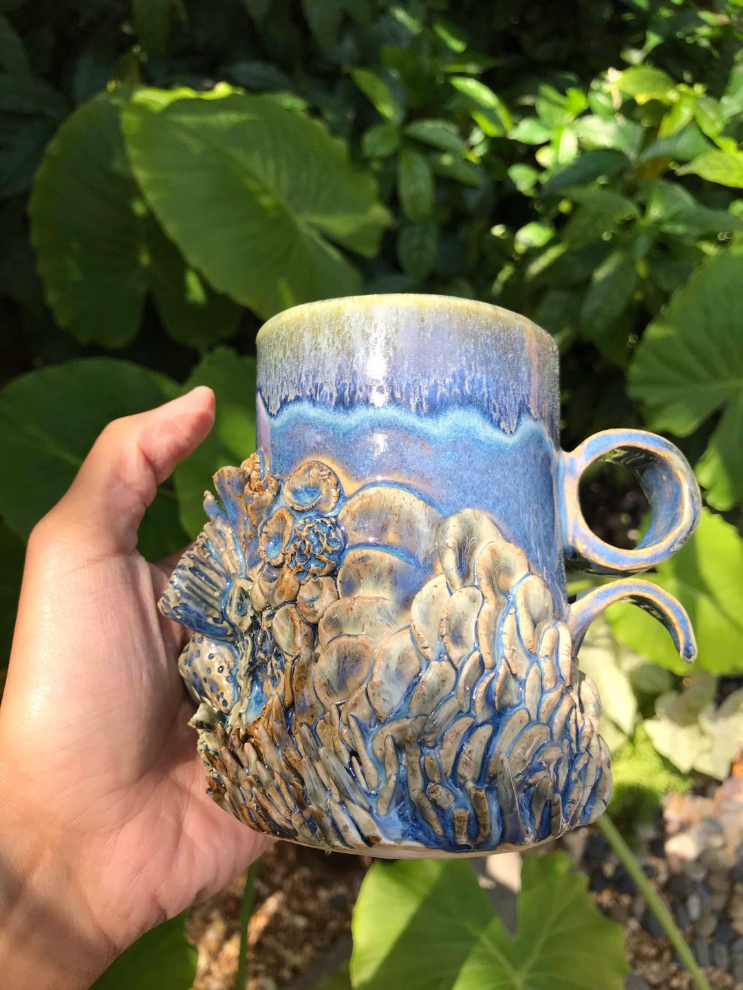 Belly Mug Coral Dreaming Small 240ml - Pottery for the Planet main image 1