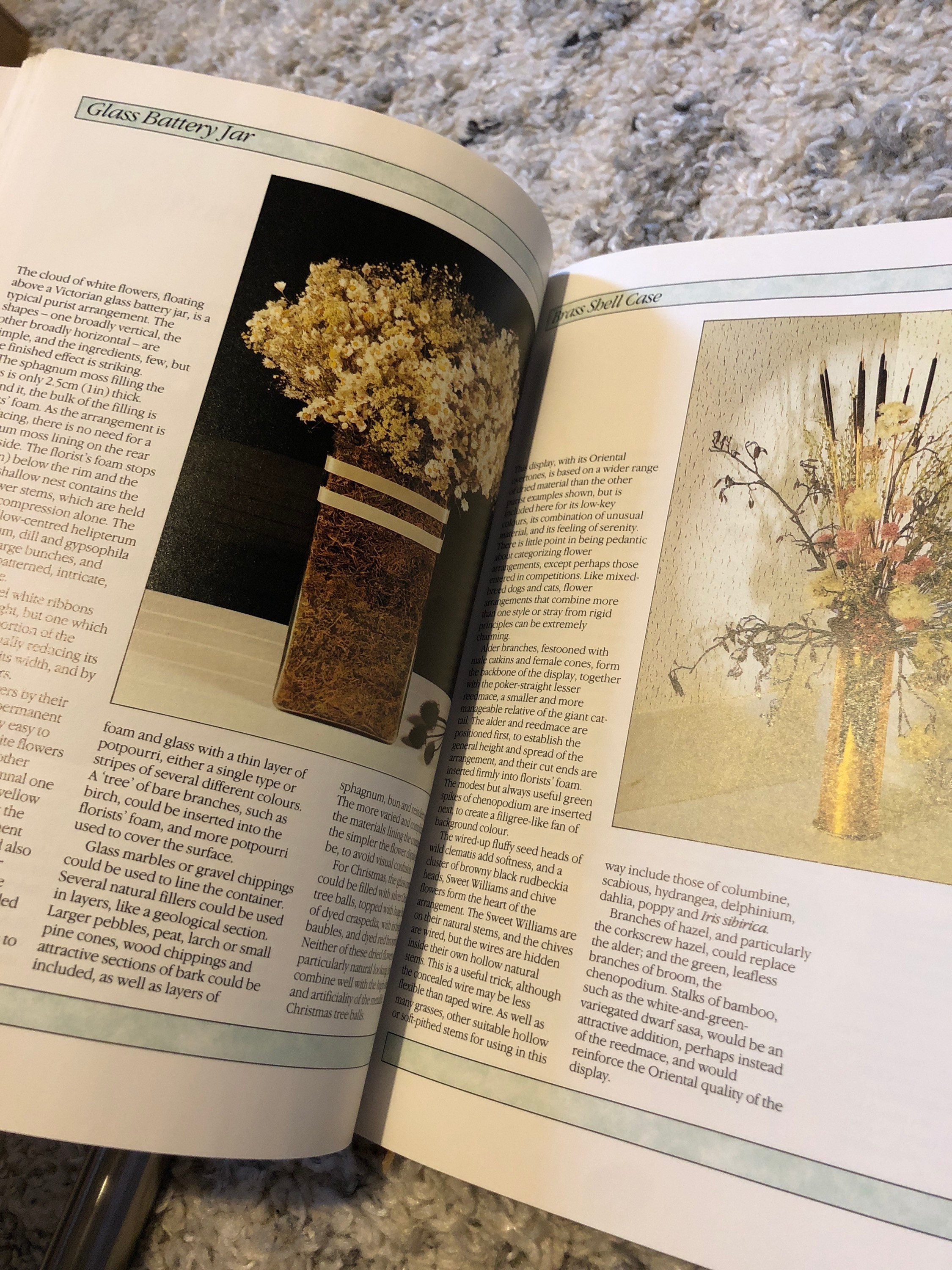 1994 vintage paperback book Dried Flowers by Susan Conder Etsy