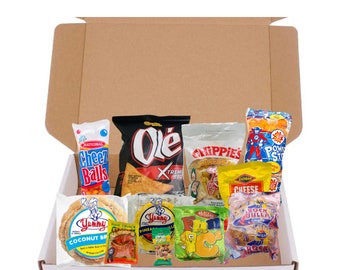 JAMAICA VARIETY SNACK Box| Tasty Snacks from Jamaican| Box of 11 of favorite Snacks| International Snack Box
