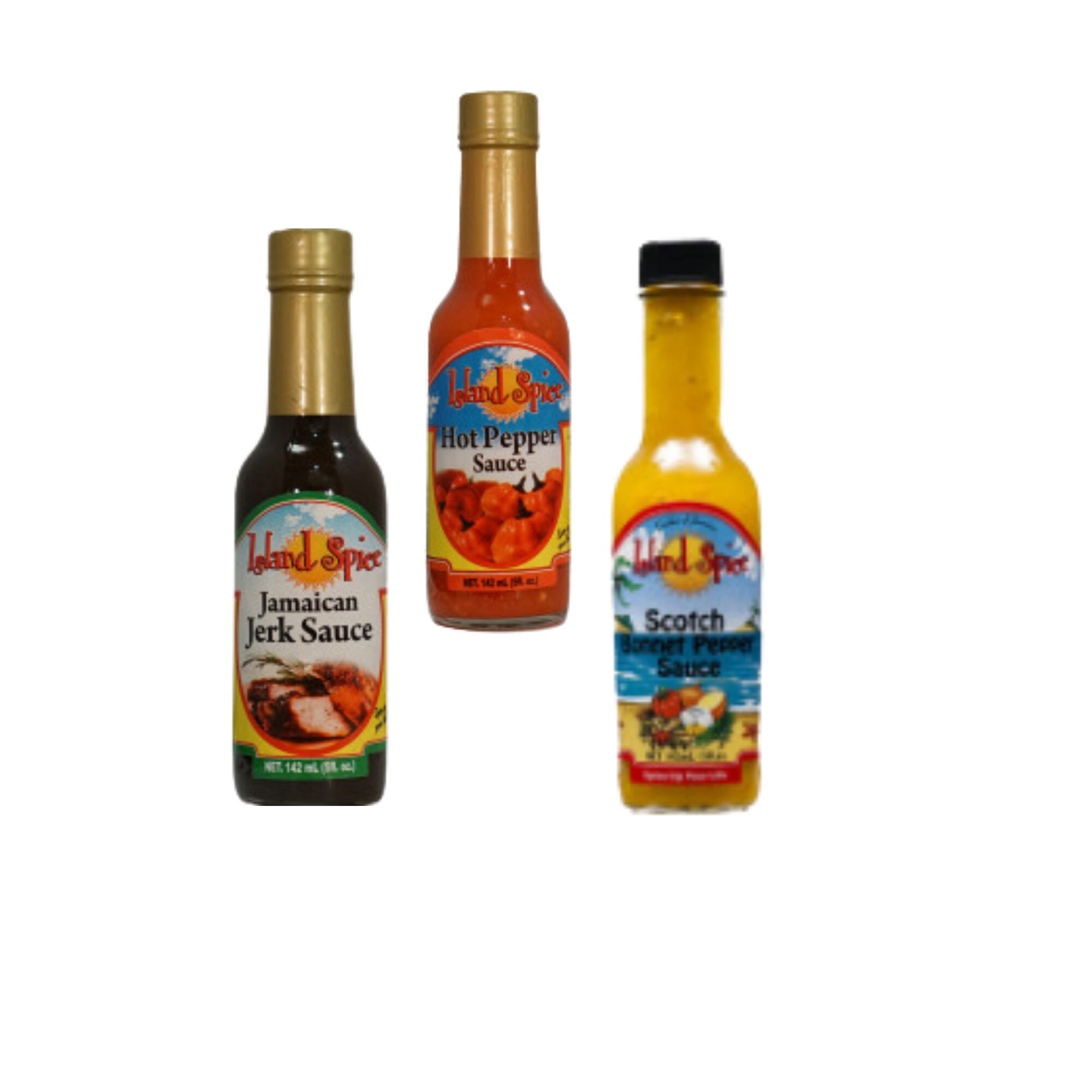 JAMAICAN ISLAND SPICE Sauce 142 Ml Scotch Pepper Sauce Jamaican