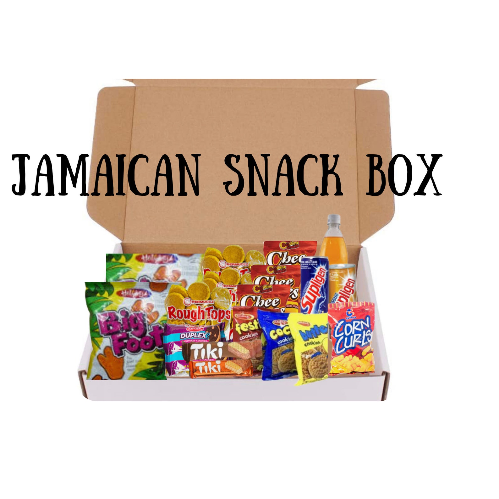 JAMAICAN SNACK BOX Premium Snack Boxes International Snacks Etsy