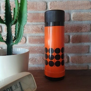 Thermos ROSALIN Vintage Germany - dr Zimmermann 70s space age design - rare Retro Atomic