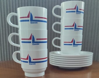 Service 6 tasses et soucoupes - France