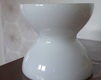 IKEA Vase XL Diabolo designer Anne Nilsson vintage collection opaline  white 2000