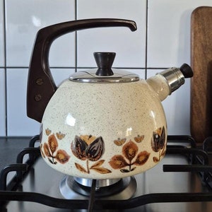 BRABANTIA Vintage Vattenkokare - Retro Design 1970-tal - Retro Tekanna Hem Kök