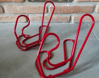 IKEA Vintage Fran Garderobenständer in roter Farbe – Wandgarderobe – Made in Sweden Design