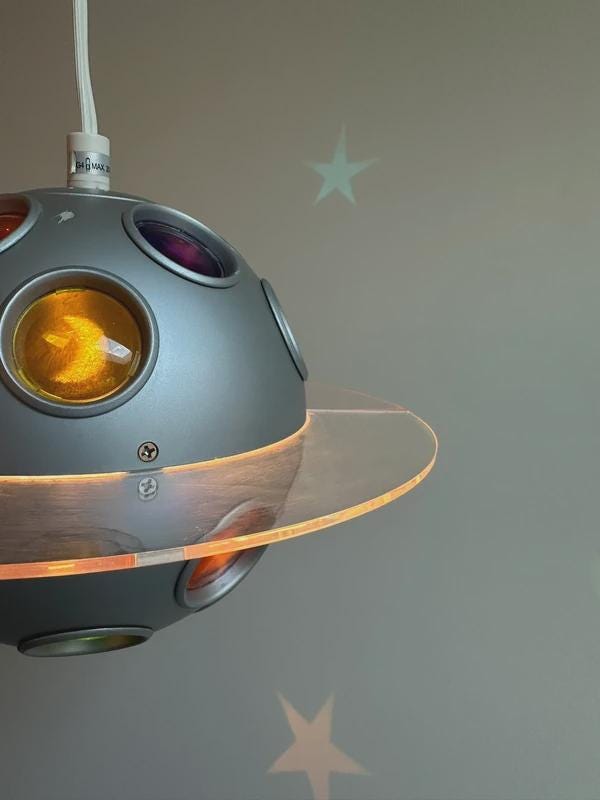 IKEA Blimp カラフル球体プロジェクターランプ、惑星、星、月