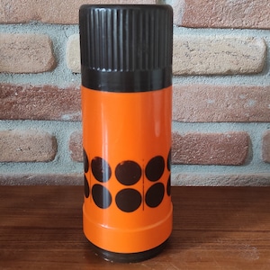Thermos ROSALIN Vintage Germany - dr Zimmermann 70s space age design - rare Retro Atomic