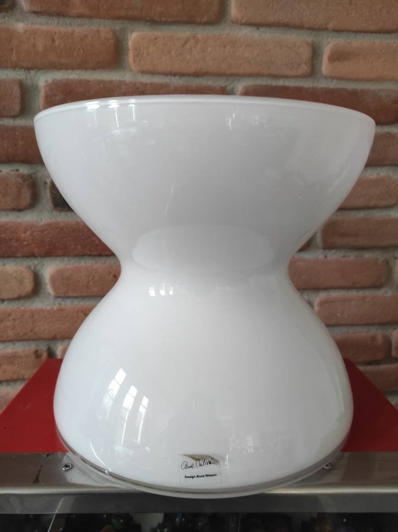 IKEA Vase XL Diabolo Designer Anne Nilsson Vintage Opal Collection