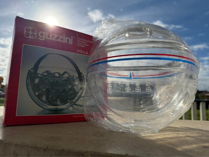 GUZZINI Ball Ice Bucket Transparent STELLA - Vintage Design Paolo