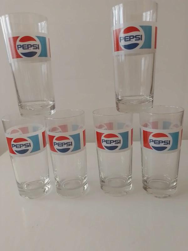 PEPSI グラス アドバタイジング 5個 ビンテージ ペプシ ヴィンテージ