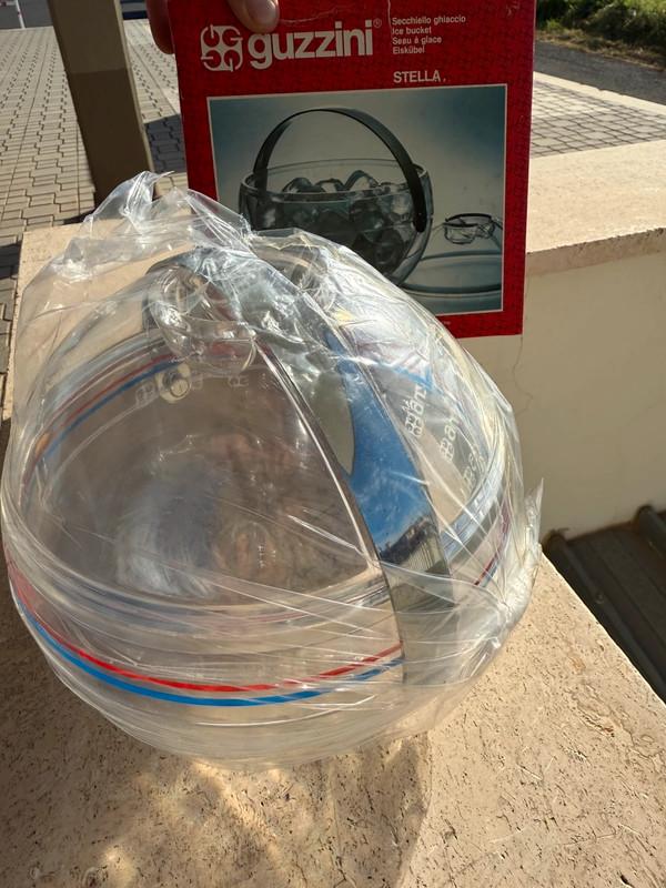 GUZZINI Ball Ice Bucket Transparent STELLA - Vintage Design Paolo