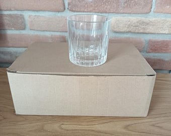 Set of 6 Vintage Campari Milano Glasses - Aperitif Tumbler for Negroni Cocktails - Made in Italy