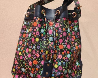 Borsa secchiello zaino Ken Scott originale vintage moda Italia