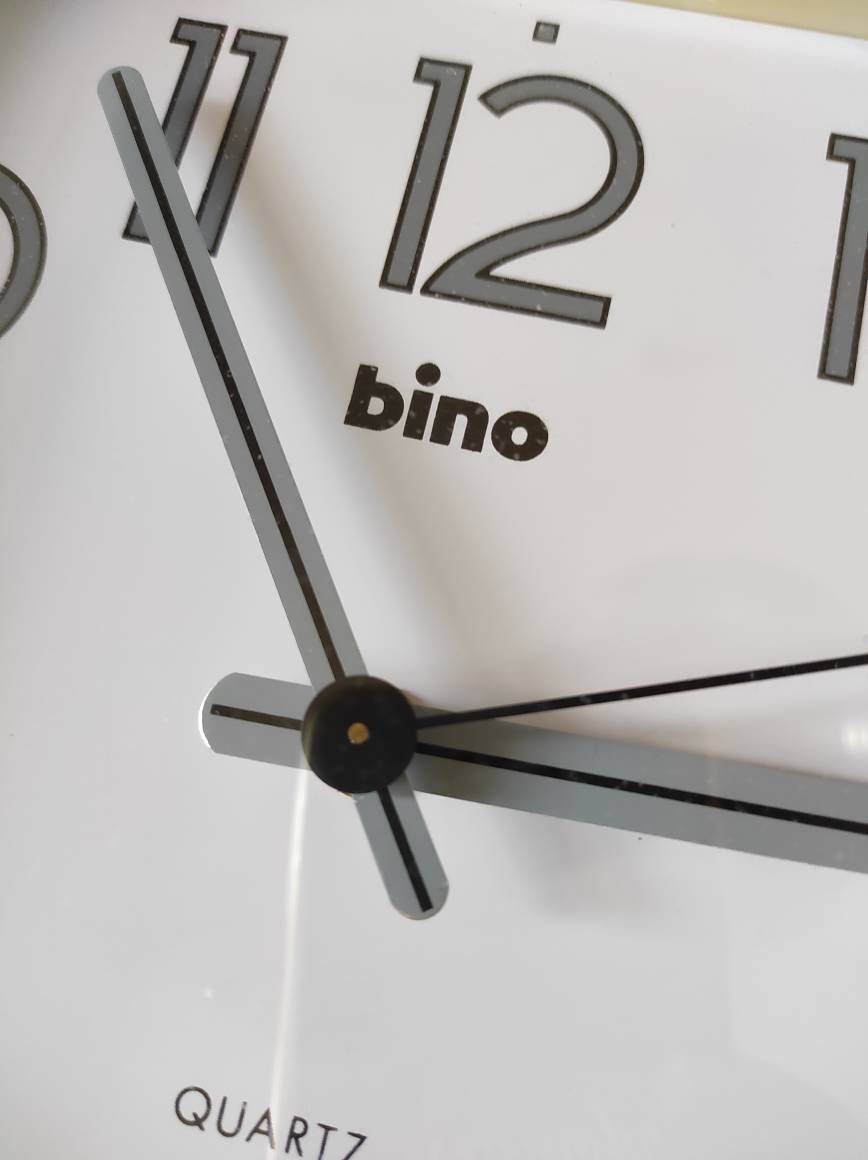 BINO ヴィンテージ 80 年代 掛け時計 - イタリア製 Lorenz Design