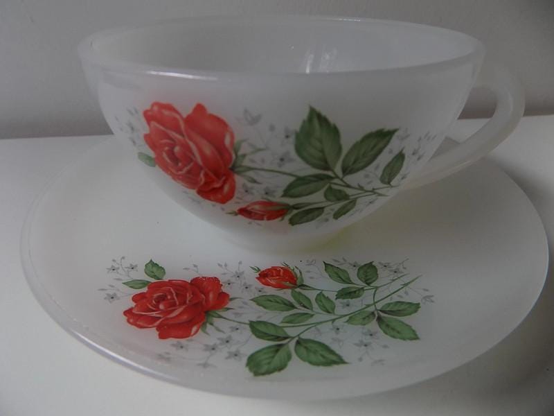 LOT DE 6 Tasses à café Arcopal Vintage EUR 11,00 - FR