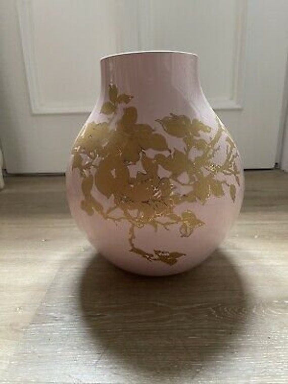 Won Omringd Mantel IKEA PS Jonsberg Vase Pink Gold Vintage Design by Hella - Etsy