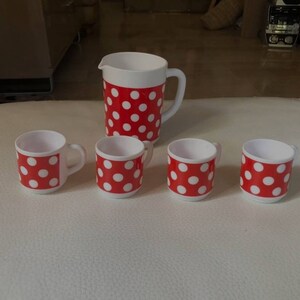 Arcopal France dots - Polka Collection - 1970s vintage design