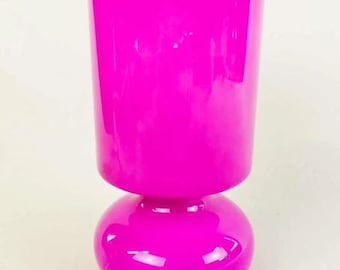 IKEA Lykta Table Lamp - Vintage Scandinavian Glass Lamp - Rare IKEA Lighting - Bedside Cozy Light - 24cm Discontinued