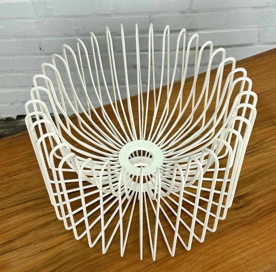 値下げ交渉可OLD IKEA フルーツバスケット　エレンヨハンソン　ホワイト IKEA Tradig ヴィンテージセンターピース エーレン・ヨハンソン