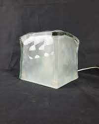 IKEA Ice Cube IVIKEN Glass table lamp - Vintage design 90's - ice cube