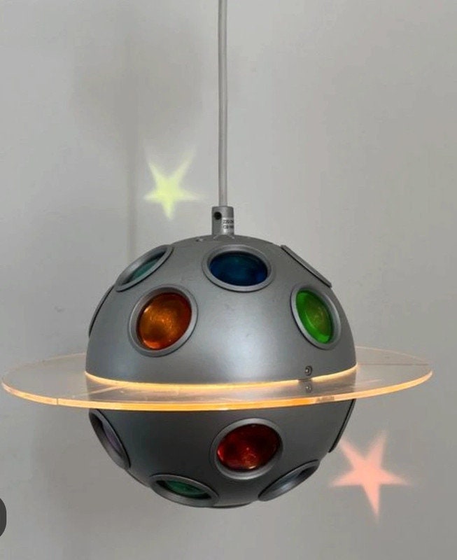 IKEA Blimp Colorful Ball Projector Lamp, Planet, Star, Moon Pendant Light Design 2008 Made in Sweden - Etsy IKEA Blimp Colorful Ball Projector Lamp, Planet, Star, Moon Pendant Light Design 2008 Made in Sweden - Etsy
