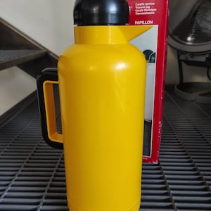 GUZZINI Thermos Serie Papillon - vintage design 80s Made in Italy - Design by Furio Minuti