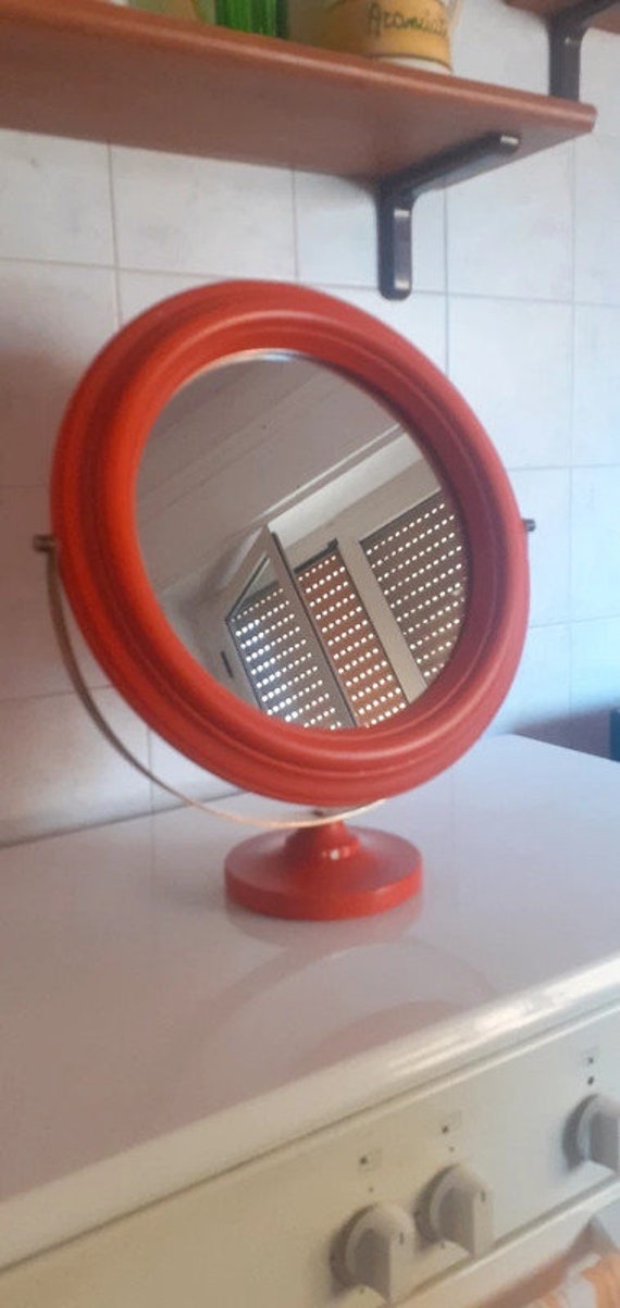 Miroir Space Age Vert par Anna Castelli Ferrieri pour Kartell 1970