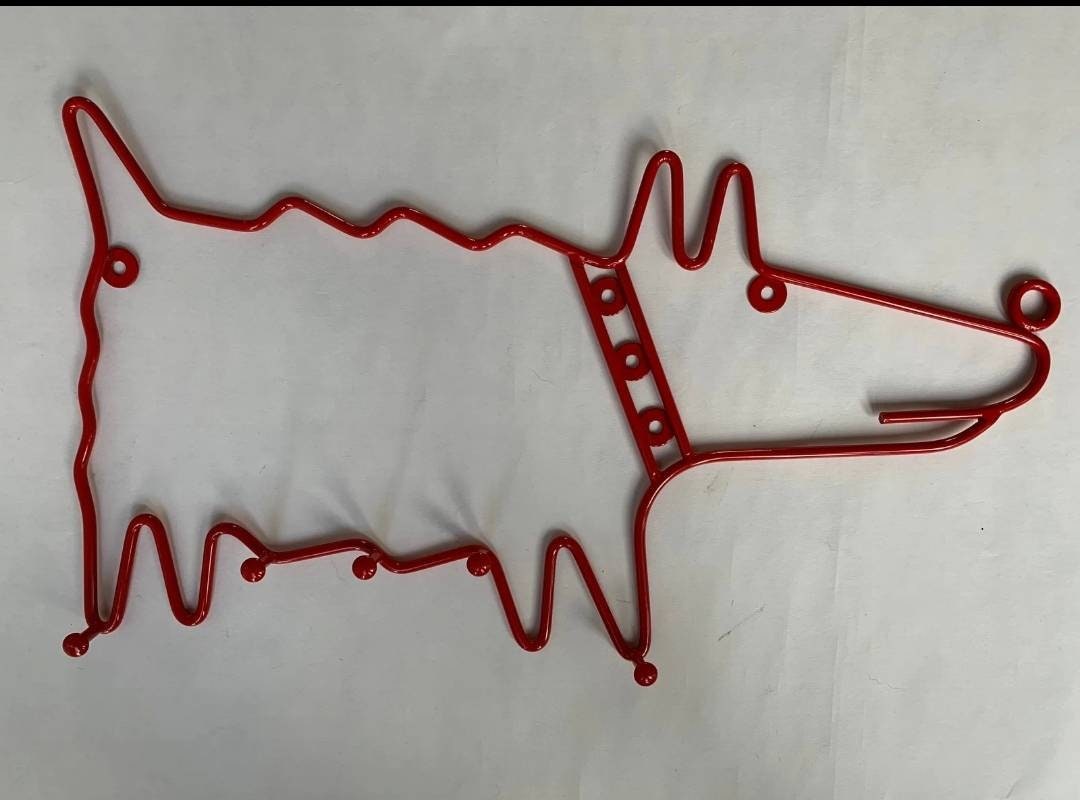 IKEA レッドドッグ ウォールコートハンガー スチール製 - ヴィンテージ