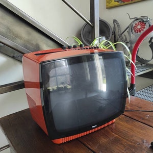 REX RC 121 A Vintage TV - 1970S design - Made in Italy Television - Television Industrie Zanussi