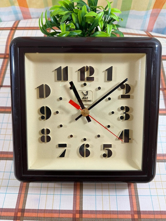 JAZ 掛け時計フランス製ビィンテージ70年製