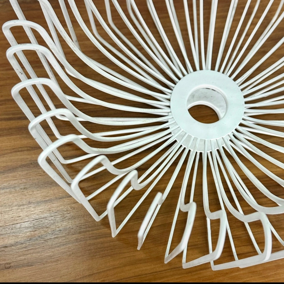 IKEA White Bowl Fruit Bowl Vintage Rare 1990s Design Object