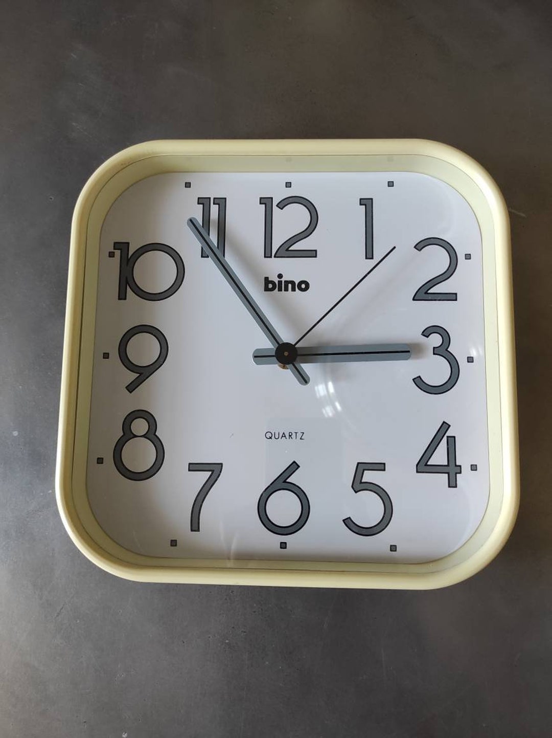 BINO ヴィンテージ 80 年代 掛け時計 - イタリア製 Lorenz Design