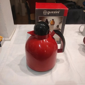 GUZZINI Thermoskanne Papillon-Serie – Vintage-Design der 80er Jahre, hergestellt in Italien – Design von Furio Minuti