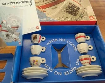 ILLY COLLECTION 1994 Luca Trazzi Coffee Cup Set With Saucer -6