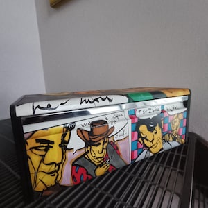 BRABANTIA Vintage Bread Basket - Herman BROOD Special Edition 1992 - Retro Design Metal Breadbox Bread Basket