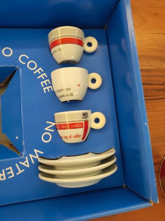 Illy Art Collection 2002 Design by Maria Joao Calisto Set of 6