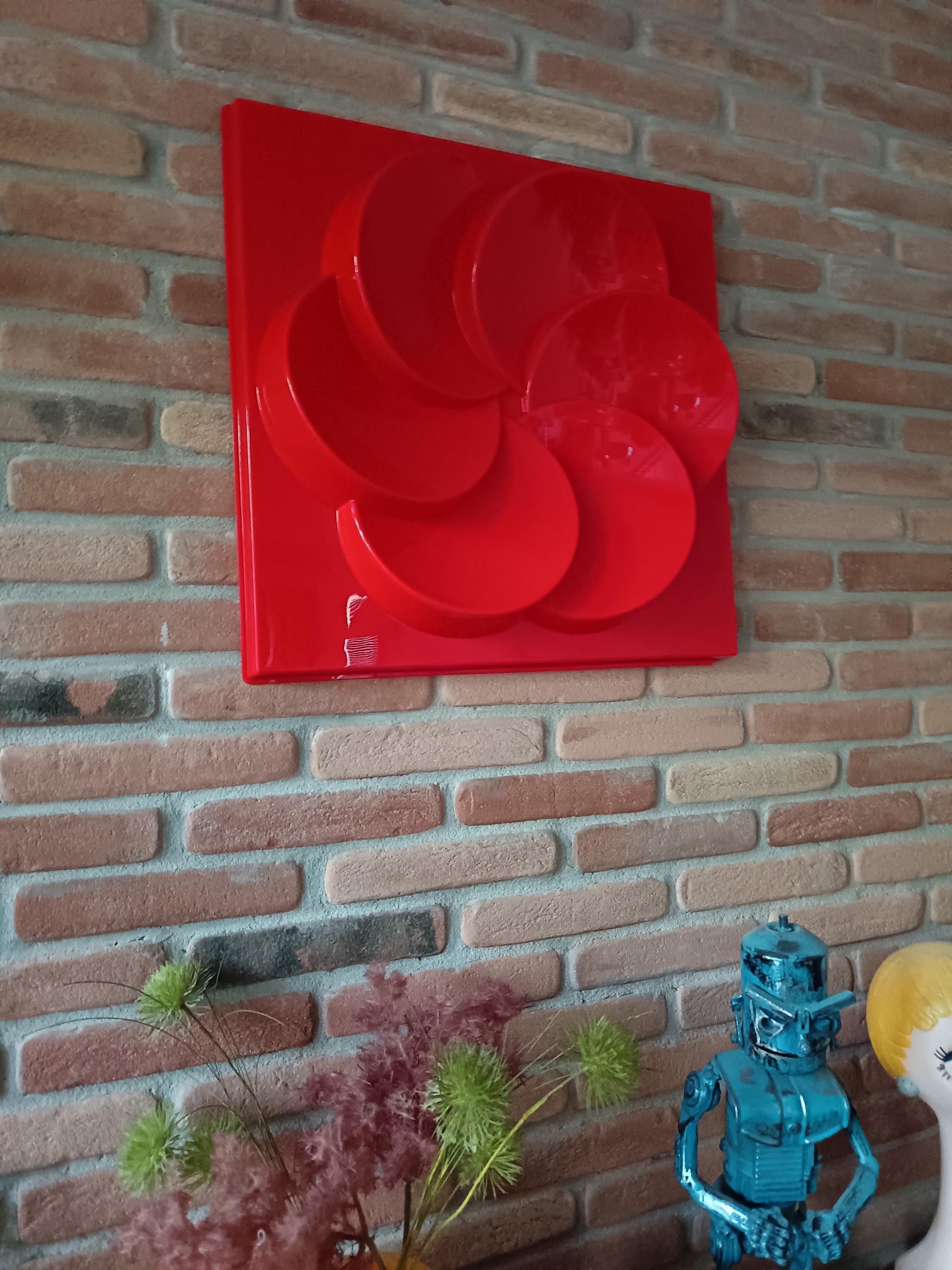 IKEA RABATT Wall Panel 1990s – Rare Space Age Pop Art – Mid