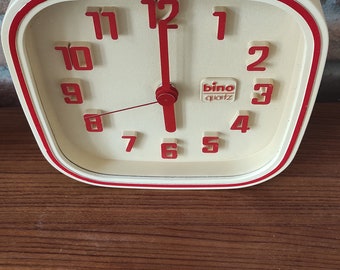 Vintage BINO Wall Clock From the 1980s - Made in Italy by Lorenz