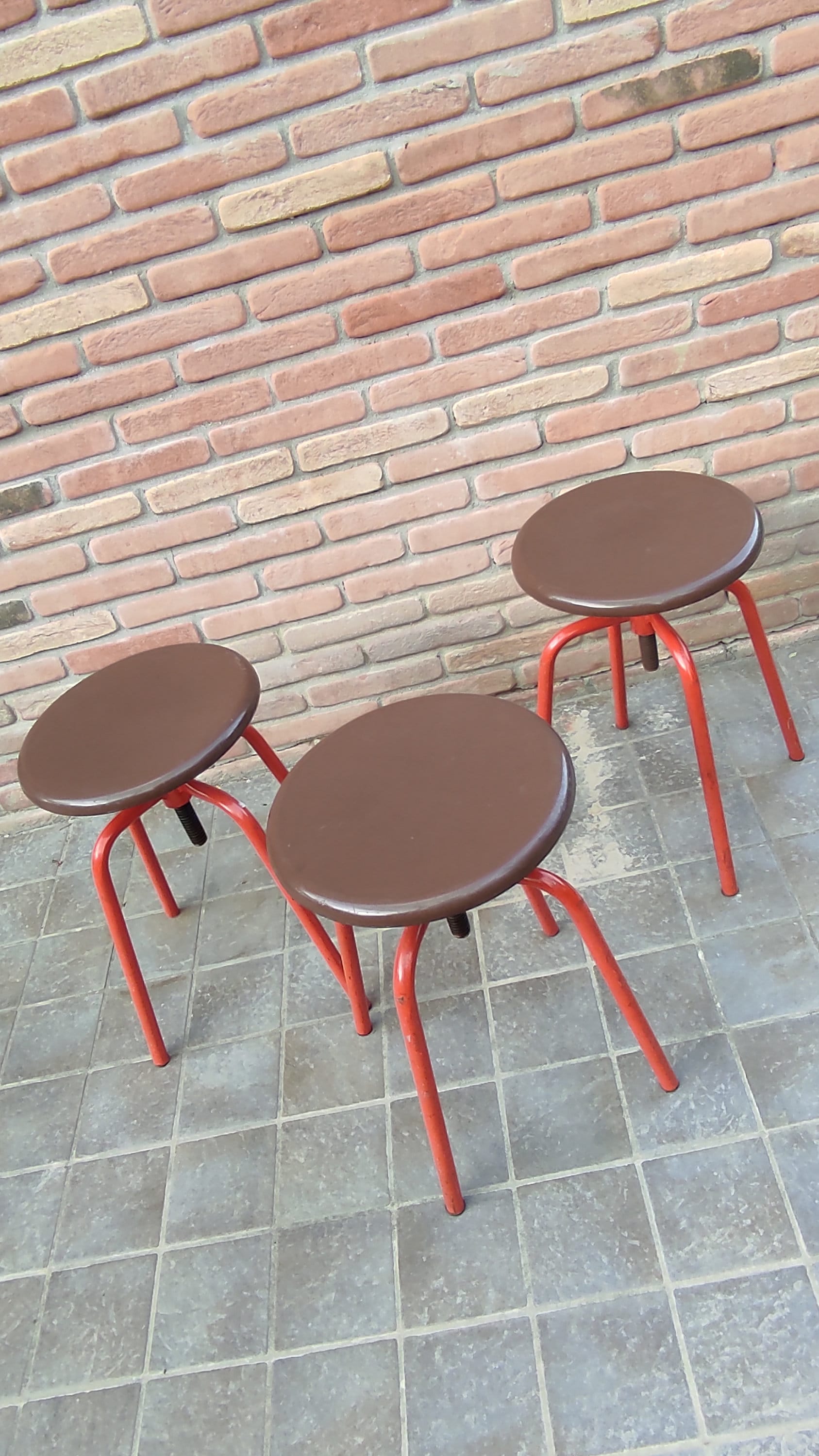 ヴィンテージデザインの工業用スツール、1970年代 - 工業デザイン