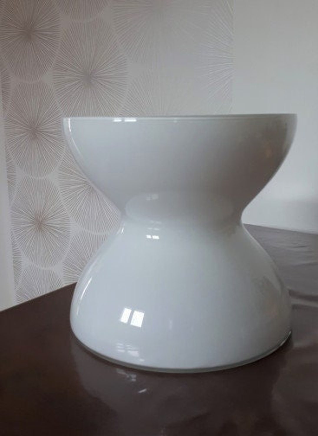 IKEA Vase XL Diabolo Designer Anne Nilsson Vintage Opal Collection