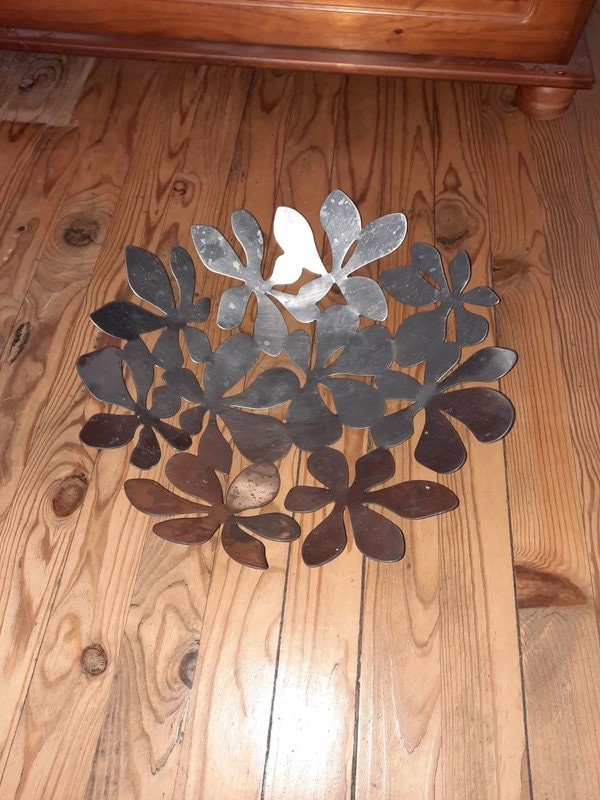 IKEA 装飾用フルーツバスケット ヴィンテージ フローラル オブジェ