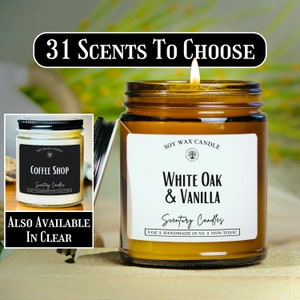 100% Soy Candles | Many Scents To Choose