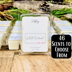 STRONG Scented Wax Melts - Choose Your Scents - 46 Fragrances to Pick From - Soy Wax Bars - Wax Tarts - Warmer Wax cubes - Perfect Gift -Soy