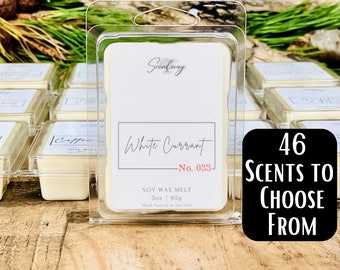 STRONG Scented Wax Melts - Choose Your Scents - 46 Fragrances to Pick From - Soy Wax Bars - Wax Tarts - Warmer Wax cubes - Perfect Gift -Soy