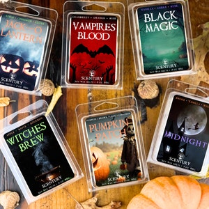Halloween Wax Melts: Spooky Scents, Soy Wax Tarts (3 oz)