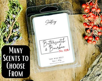 Strong Scented Soy Wax Melts: Choose Your Fragrance - 3oz