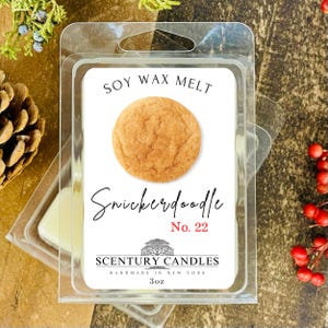 STRONG Scented Christmas Wax Melts - 8 Scents to Choose -Holiday Wax Melts -Winter/Holiday Scents -Soy Wax Melt Cubes -Wax Melts for Warmer