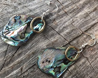 Natural Paua Shell Earring_143_Happy Times B(abe)