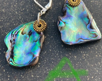 Natural Paua Shell Earring_395_My Beauties A/B